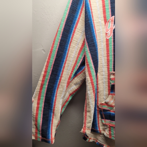 American Crown Multicolored Poncho Hoodie XL rugged with Georgia graphic - Picture 2 of 9